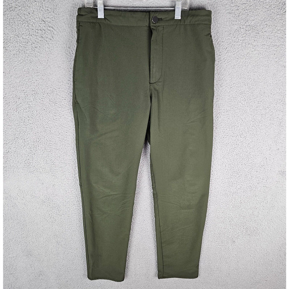 Banana Republic Other - Banana Republic Pants Mens 32x32 Green Slim Taper Fit Tech Chino Performance